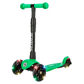 Самокат трехколесный складной светящиеся колеса Slider Stile1LG 1